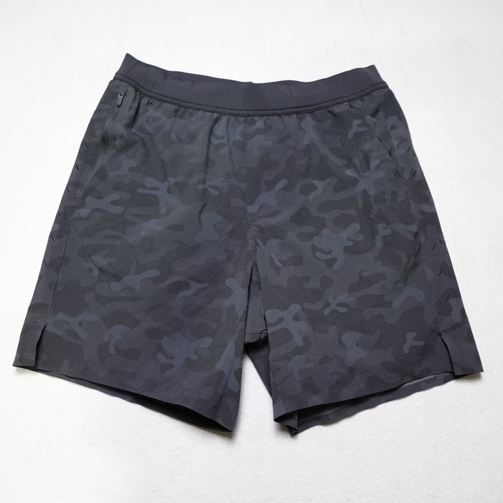 Ten Thousand The Interval Short Men Medium Blue Camo Athletic Training 7"